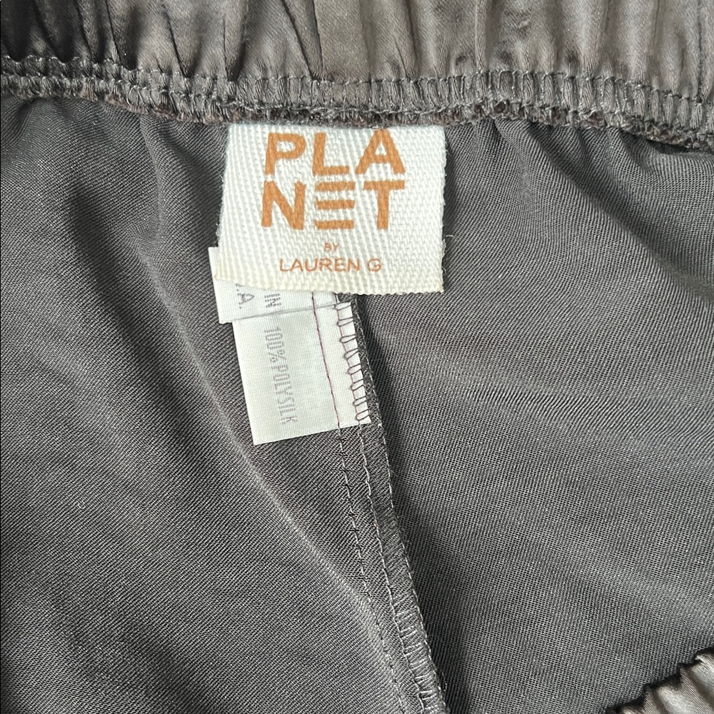 Planet by Lauren G Silk Joggers. Women’s Size 1 - Picture 2 of 10